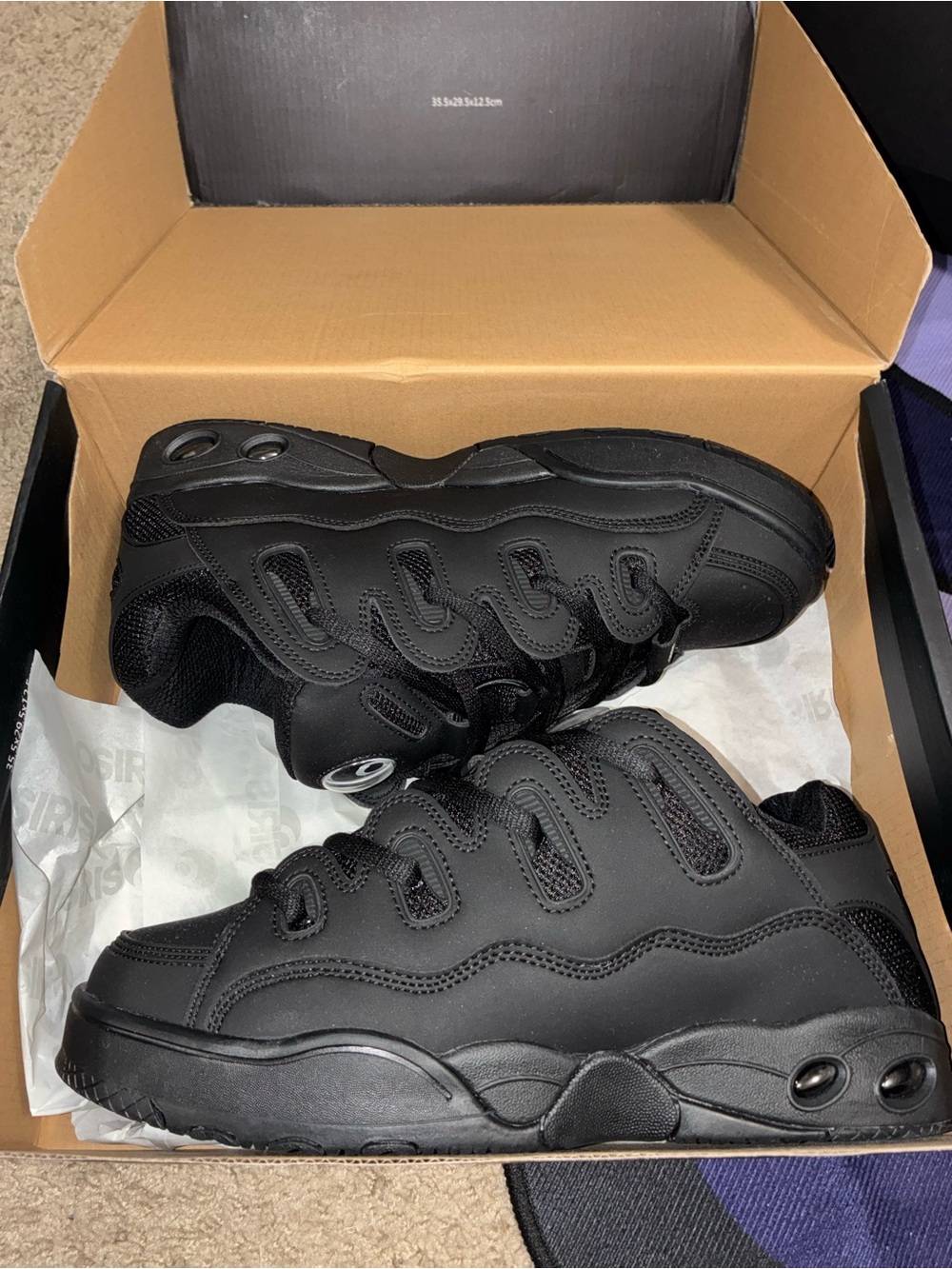 Osiris D3 OG black men’s sneakers